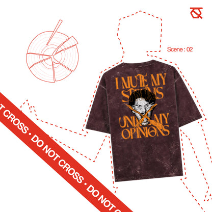 Qalakaar-Unisex-Printed-I_Mute_My_Strums_Unlike_My_Opinions-Maroon-Oversized-Acidwash-Tshirt-3