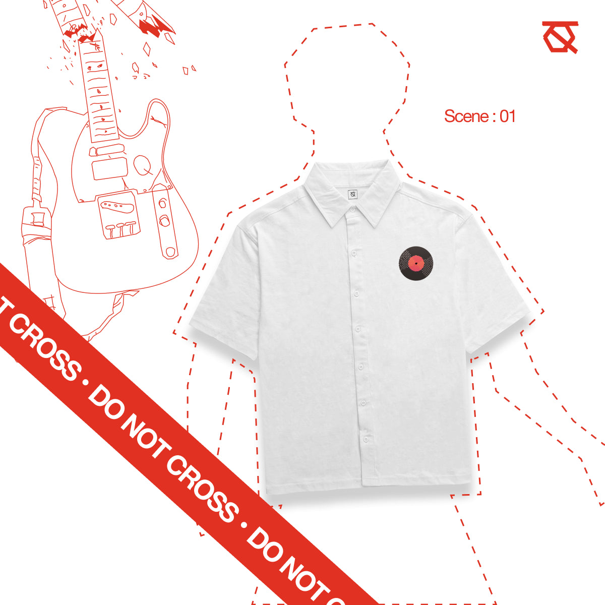Qalakaar-Unisex-Printed-When_in_Doubt_Start_From_Scratch-White-C-Oversized-Shirt-4
